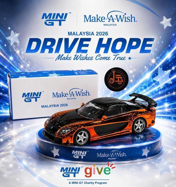 Pictrue of a Mazda RX-7 VeilSide Fortune 1/64 Diecast Car by Mini GT MGT_01214