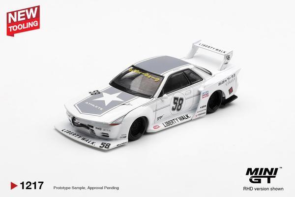 Pictrue of a Nissan GT-R32 LB-Kaido Works 1/64 Diecast Car by Mini GT MGT_01217