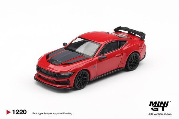 Pictrue of a Ford Mustang Dark Horse 2024 1/64 Diecast Car by Mini GT MGT_01220
