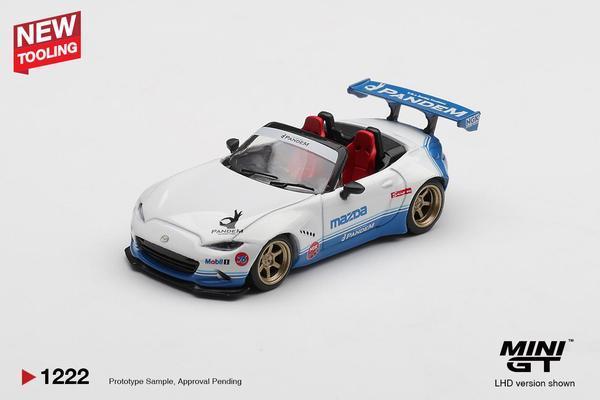 Pictrue of a Mazda Miata MX-5 (ND) Pandem 1/64 Diecast Car by Mini GT MGT_01222