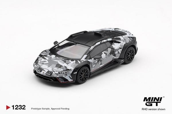 Picture of a Lamborghini Huracan Sterrato by diecast car manufacturer Mini GT