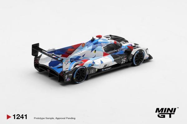 The Rear of the BMW M Hybrid V8 GTP 1/64 Diecast Car by Mini GT