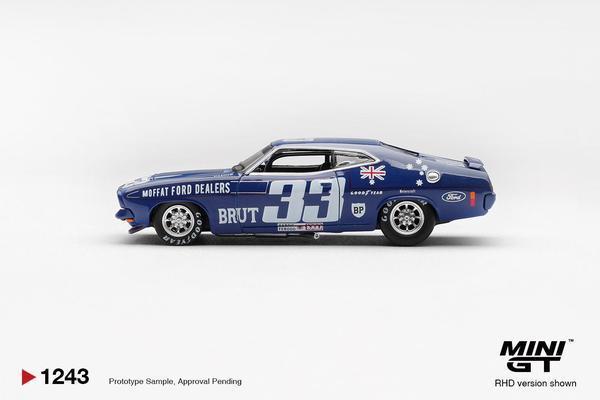 The Left-Side of the Ford XB Falcon GT 1/64 Diecast Car by Mini GT