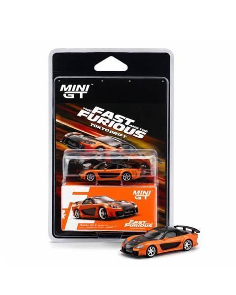 The Bl2 of the Mazda RX-7 VeilSide Fortune 1/64 Diecast Car by Mini GT