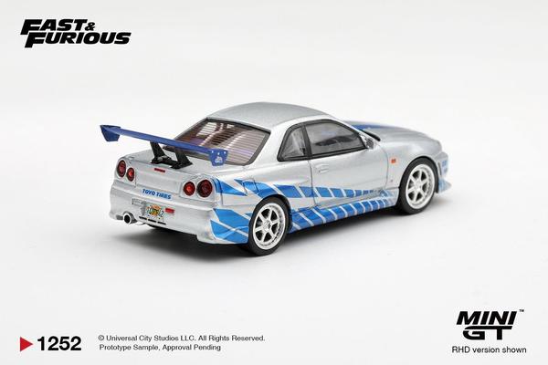 The Image-1 of the Nissan Skyline GT-R C-West 1/64 Diecast Car by Mini GT