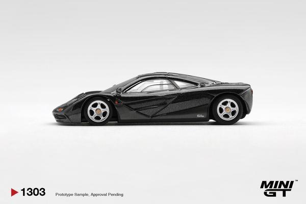 The Left-Side of the McLaren F1 1/64 Diecast Car by Mini GT