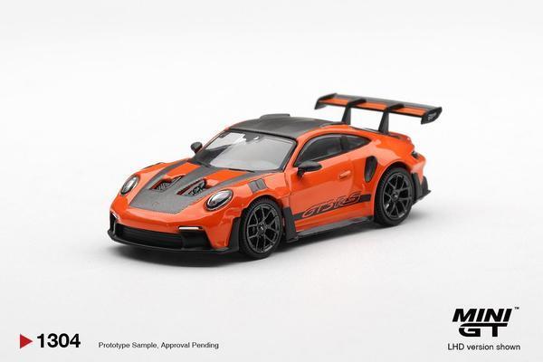 Pictrue of a Porsche 911 (992) GT3 RS Weissach Package 1/64 Diecast Car by Mini GT MGT_01304