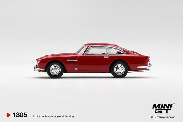 The Left-Side of the Aston Martin DB5 1/64 Diecast Car by Mini GT