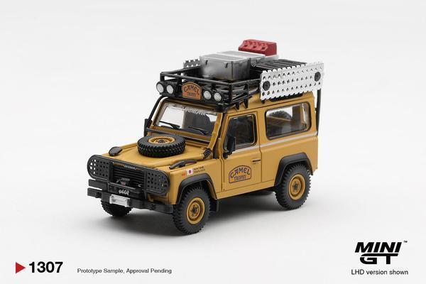 Pictrue of a Land Rover Defender 90 1/64 Diecast Car by Mini GT MGT_01307