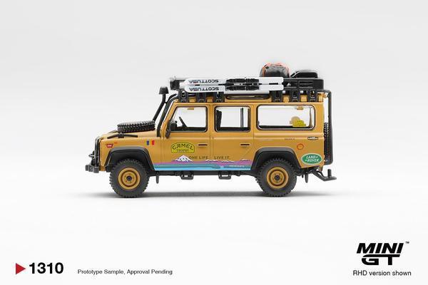 The Left-Side of the Land Rover Defender 110 1/64 Diecast Car by Mini GT