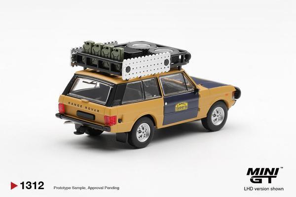 The Rear of the Range Rover 1971 1/64 Diecast Car by Mini GT