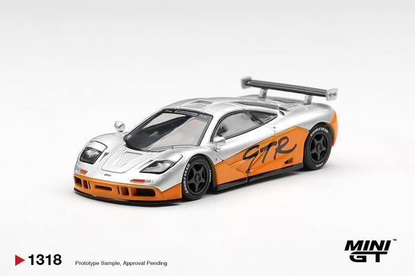 Pictrue of a McLaren F1 GTR 1/64 Diecast Car by Mini GT MGT_01318