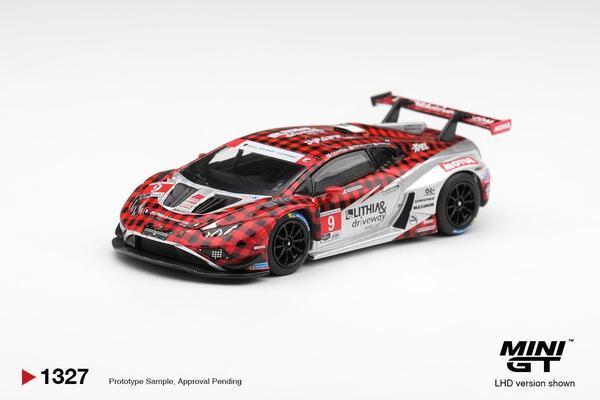 Pictrue of a Lamborghini Huracan GT3 EVO2 1/64 Diecast Car by Mini GT MGT_01327