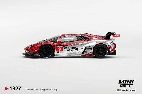 The Image-2 of the Lamborghini Huracan GT3 EVO2 1/64 Diecast Car by Mini GT