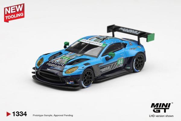Pictrue of a Aston Martin Vantage GT3 Evo 1/64 Diecast Car by Mini GT MGT_01334