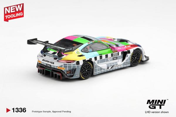 The Image-1 of the Mercedes-AMG GT3 Evo 1/64 Diecast Car by Mini GT