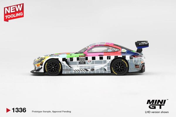The Image-2 of the Mercedes-AMG GT3 Evo 1/64 Diecast Car by Mini GT