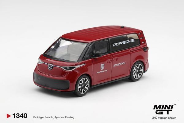 Picture of a Volkswagen ID. Buzz by diecast car manufacturer Mini GT