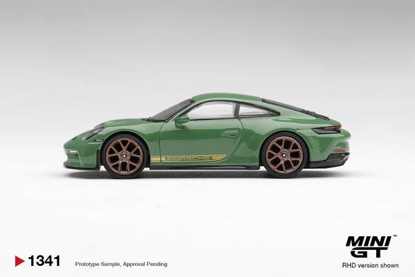 The Image-2 of the Porsche 911 (992) GT3 Touring 1/64 Diecast Car by Mini GT