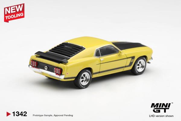 The Image-1 of the Ford Mustang Boss 302 1969 1/64 Diecast Car by Mini GT