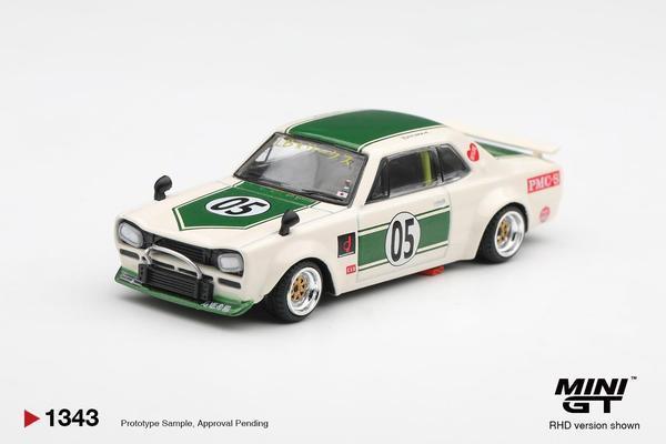 Picture of a Nissan LB Works Hakosuka by diecast car manufacturer Mini GT