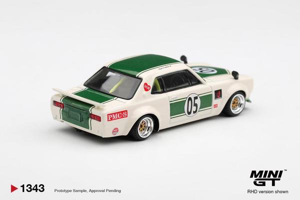 The Image-1 of the Nissan LB Works Hakosuka 1/64 Diecast Car by Mini GT