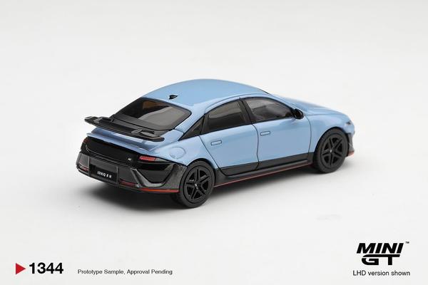 The Image-1 of the Hyundai Ioniq 6 N 1/64 Diecast Car by Mini GT