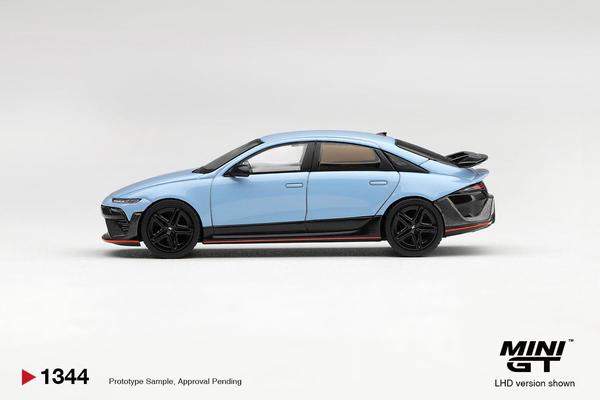 The Image-2 of the Hyundai Ioniq 6 N 1/64 Diecast Car by Mini GT