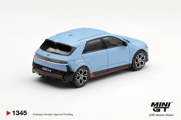 The Image-1 of the Hyundai Ioniq 5 N 1/64 Diecast Car by Mini GT