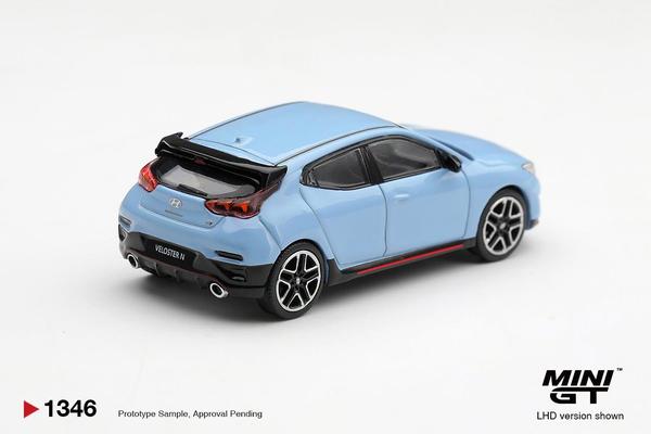 The Image-1 of the Hyundai Veloster N 1/64 Diecast Car by Mini GT
