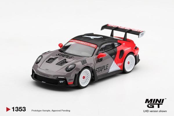 Picture of a Porsche 911 (992) GT3 RS by diecast car manufacturer Mini GT