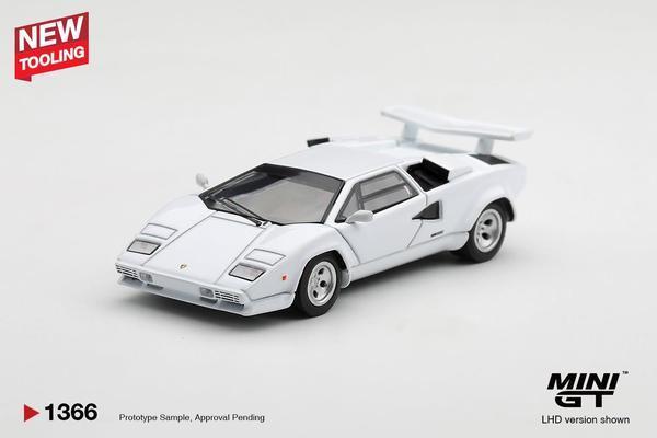 Pictrue of a Lamborghini Countach LP500S 1/64 Diecast Car by Mini GT MGT_01366