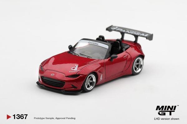 Pictrue of a Mazda Miata MX-5 (ND) Pandem 1/64 Diecast Car by Mini GT MGT_01367