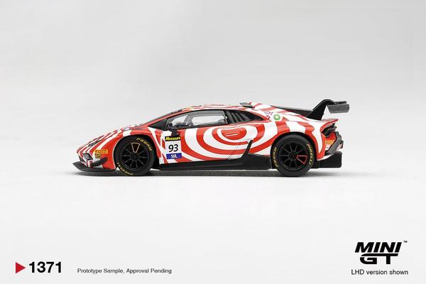 The Image-2 of the Lamborghini Huracan GT3 EVO2 1/64 Diecast Car by Mini GT