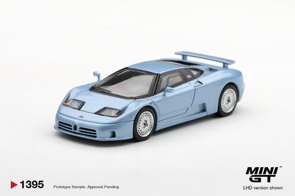 Pictrue of a Bugatti EB110 GT 1/64 Diecast Car by Mini GT MGT_01395