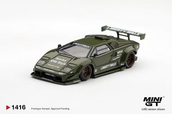 Picture of a Lamborghini Countach LB-Works by diecast car manufacturer Mini GT