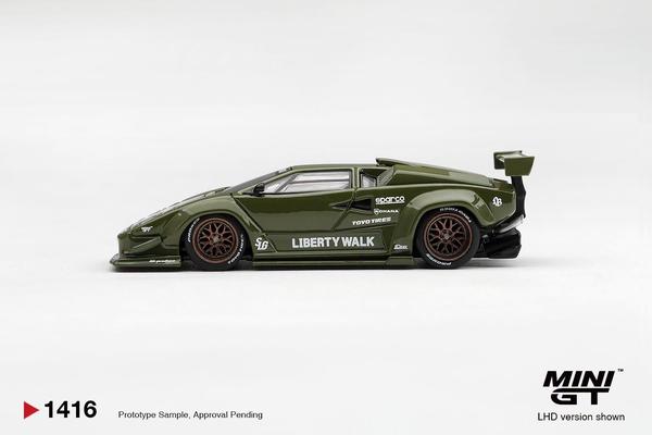 The Image-2 of the Lamborghini Countach LB-Works 1/64 Diecast Car by Mini GT