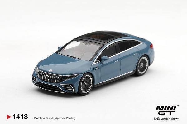 Picture of a Mercedes-AMG EQS 53 by diecast car manufacturer Mini GT