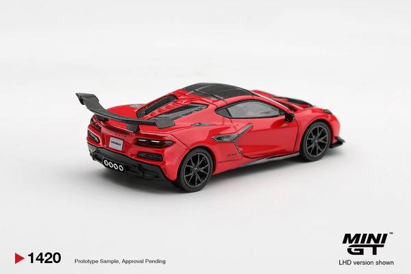 The Image-1 of the Chevrolet Corvette ZR1 1/64 Diecast Car by Mini GT