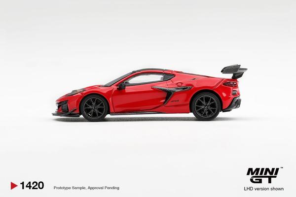 The Image-2 of the Chevrolet Corvette ZR1 1/64 Diecast Car by Mini GT