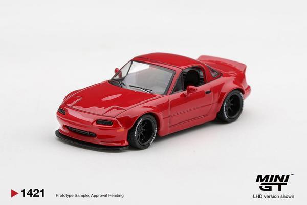 Pictrue of a Mazda Miata MX-5 (ND) Pandem 1/64 Diecast Car by Mini GT MGT_01421