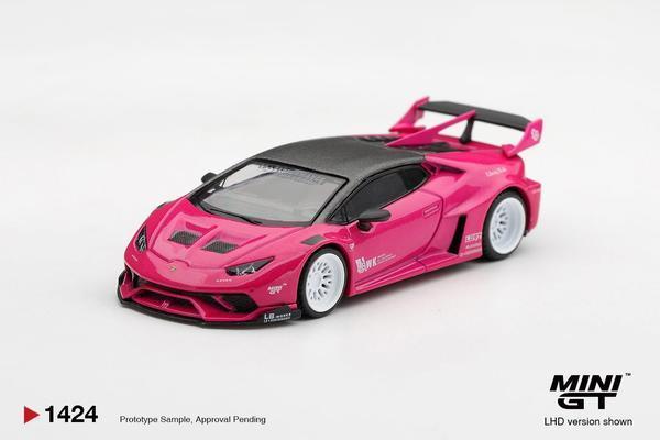 Pictrue of a Lamborghini Huracan LB Works GT 1/64 Diecast Car by Mini GT MGT_01424