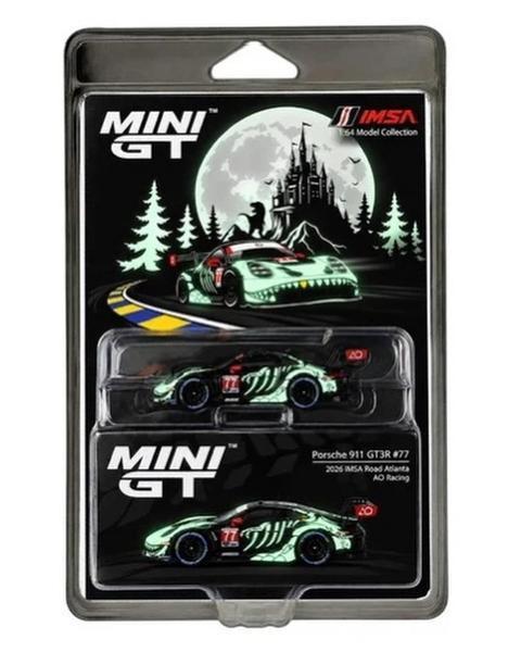 The Bl2 of the Porsche 911 (992) GT3 RS 1/64 Diecast Car by Mini GT