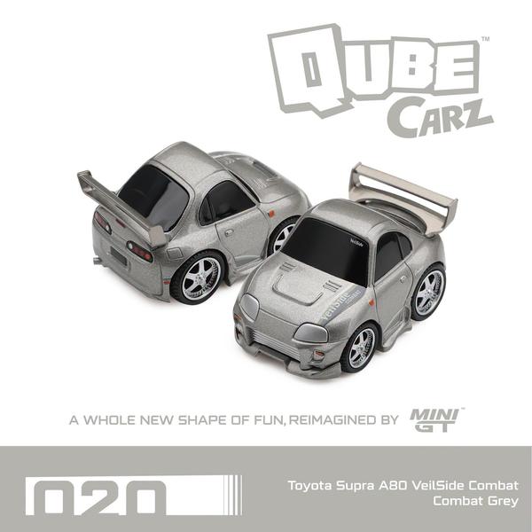 Pictrue of a Toyota Supra A80 VeilSide Combat 1/64 Diecast Car by Qube Carz QZ00901