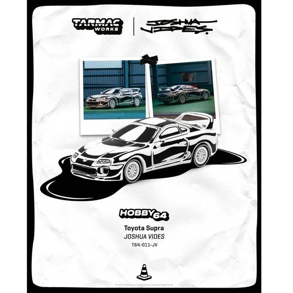 Pictrue of a Toyota Supra 1/64 Diecast Car by Tarmac Works T64-011-JV