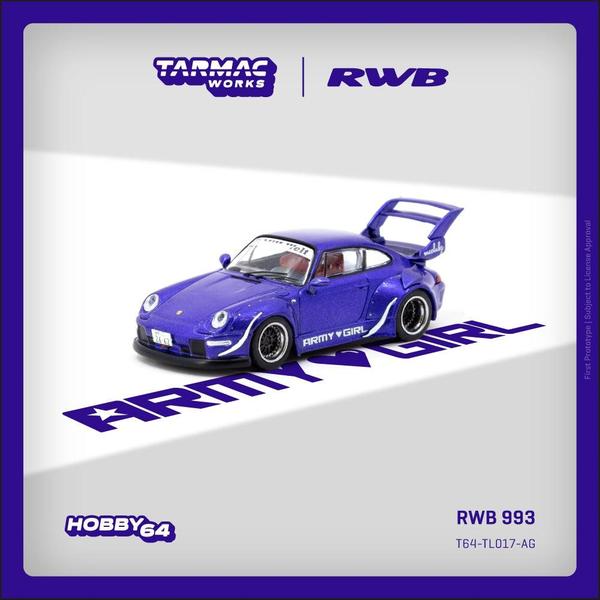 Pictrue of a RWB 993 1/64 Diecast Car by Tarmac Works T64-017-AG