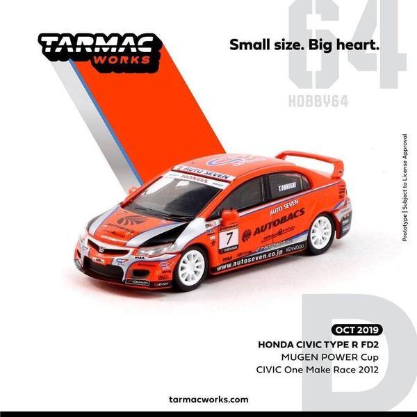 Picture of a Honda Civic Type R FD2 by diecast car manufacturer Tarmac Works