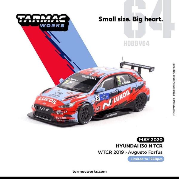 Picture of a Hyundai i30 N TCR by diecast car manufacturer Tarmac Works