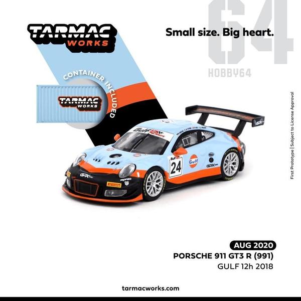 Picture of a Porsche 911 GT3 R - ixo by diecast car manufacturer Tarmac Works