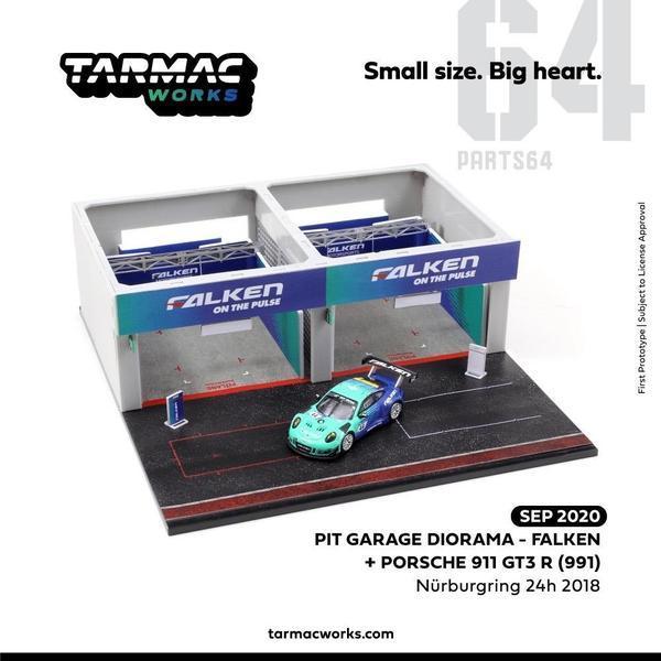 The Set of the Porsche 911 GT3 R - ixo 1/64 Diecast Car by Tarmac Works
